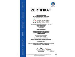 Zertifikat ISO 50001